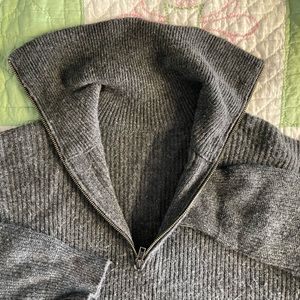 Madewell zipper collar sweater